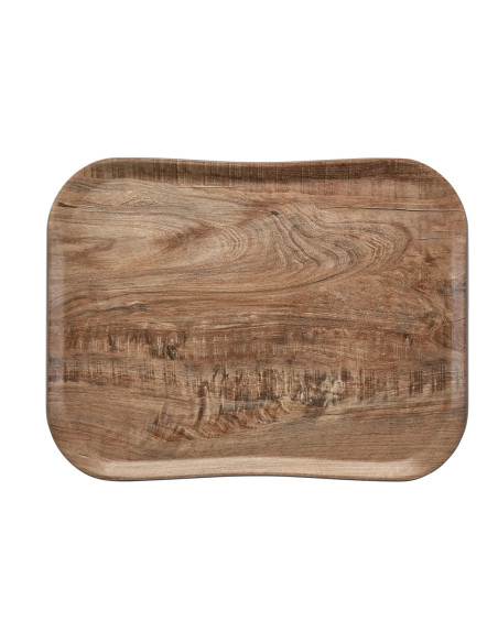 CAMBRO - VTC3343TNS - Bandeja Century rectangular imitación madera de superficie antideslizante - 33 x 43 cm