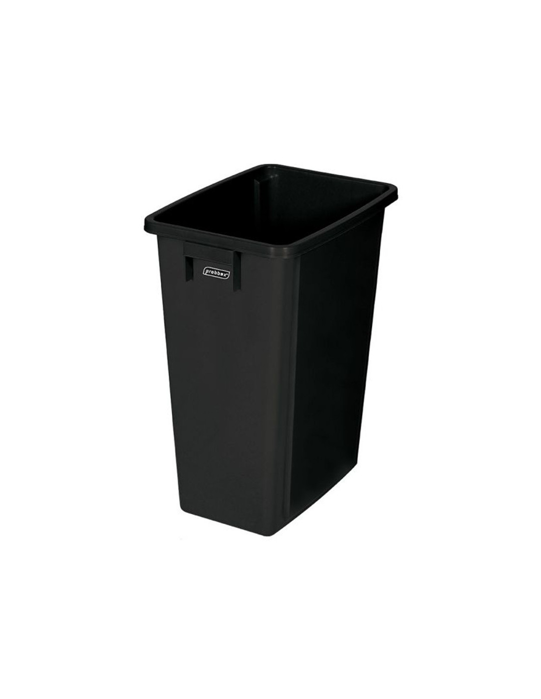 PROBBAX - PB-1080-BLA - Cubo de reciclaje sin tapa - 32 x 46 x 58 cm - 60 L