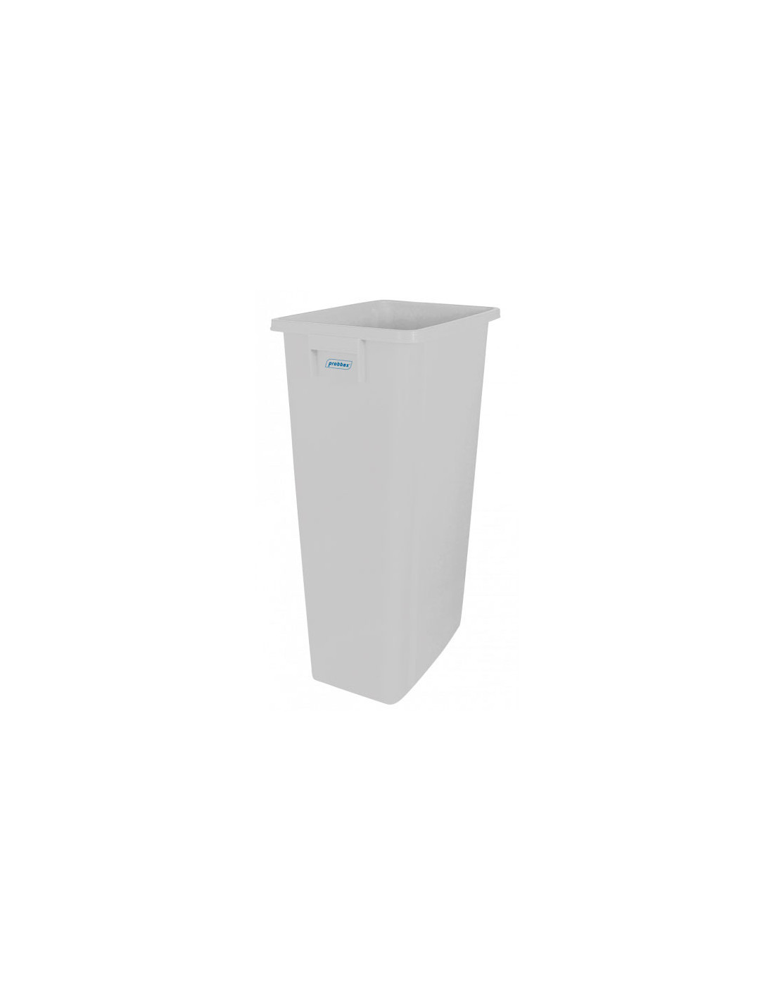 PROBBAX - PB-1090-CLR - Cubo de reciclaje sin tapa - 32 x 46 x 76,2 cm - 80 L