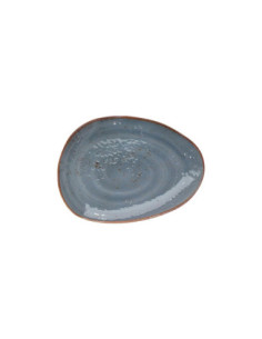 ADRIER - 68-ESP3022-BLUSLS Pack de 12 Unidades - Colección Salsa Summer - Plato huevo - 30 x 22 cm