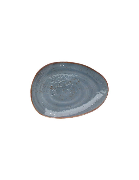 ADRIER - 68-ESP3022-BLUSLS Pack de 12 Unidades - Colección Salsa Summer - Plato huevo - 30 x 22 cm