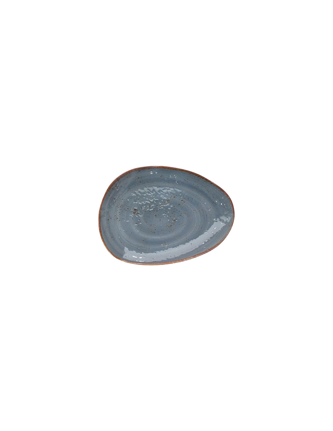 ADRIER - 68-ESP3022-BLUSLS Pack de 12 Unidades - Colección Salsa Summer - Plato huevo - 30 x 22 cm