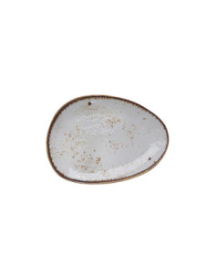 ADRIER - 68-ESP3022-WHTSLS Pack de 12 Unidades - Colección Salsa Winter - Plato huevo - 30 x 22 cm