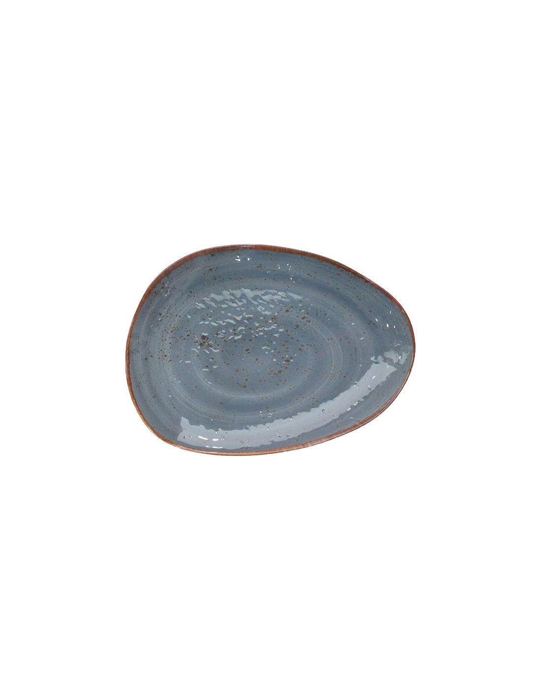 ADRIER - 68-ESP3626-BLUSLS Pack de 10 Unidades - Colección Salsa Summer - Plato huevo - 36 x 26 cm