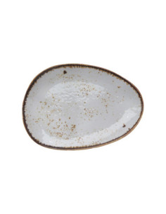 ADRIER - 68-ESP3626-WHTSLS Pack de 10 Unidades - Colección Salsa Winter - Plato huevo - 36 x 26 cm