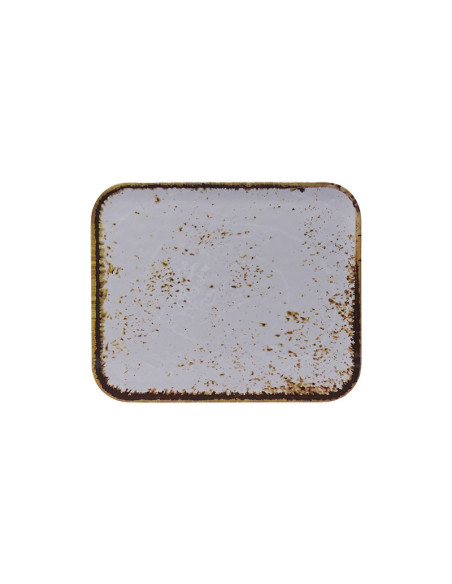 ADRIER - 68-GNMP12-WHTSLS Pack de 12 Unidades - Colección Salsa Winter - Fuente rectangular GN 1/2 - 32,5 x 26,5 cm