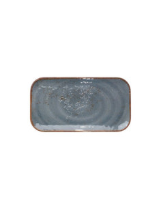 ADRIER - 68-GNMP13-BLUSLS Pack de 12 Unidades - Colección Salsa Summer - Plato rectangular - 32,5 x 17,5 cm