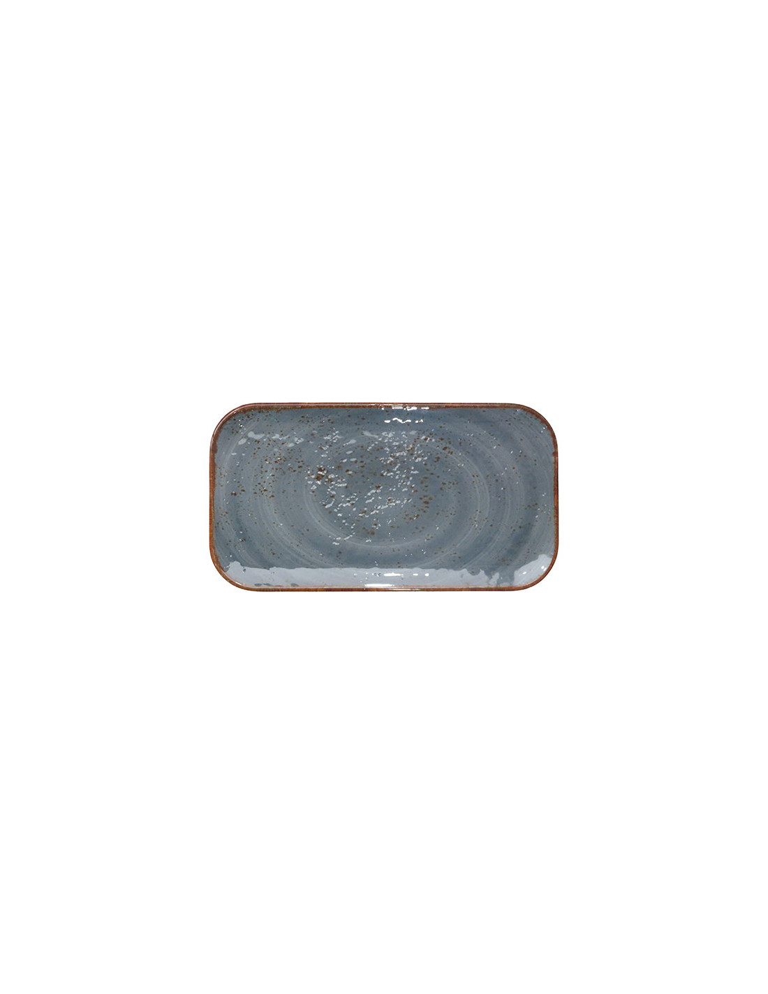 ADRIER - 68-GNMP13-BLUSLS Pack de 12 Unidades - Colección Salsa Summer - Plato rectangular - 32,5 x 17,5 cm