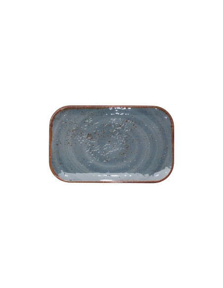 ADRIER - 68-GNMP14-BLUSLS Pack de 20 Unidades - Colección Salsa Summer - Plato rectangular - 26,5 x 16,2 cm