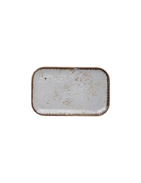 ADRIER - 68-GNMP14-WHTSLS Pack de 20 Unidades - Colección Salsa Winter - Plato rectangular - 26,5 x 16,2 cm