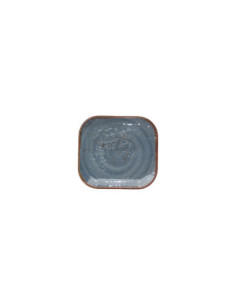 ADRIER - 68-GNMP16-BLUSLS Pack de 24 Unidades - Colección Salsa Summer - Plato rectangular - 17,6 x 16,2 cm