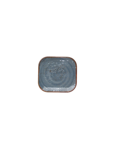 ADRIER - 68-GNMP16-BLUSLS Pack de 24 Unidades - Colección Salsa Summer - Plato rectangular - 17,6 x 16,2 cm