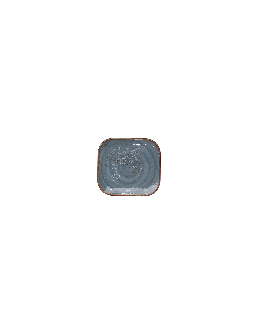 ADRIER - 68-GNMP16-BLUSLS Pack de 24 Unidades - Colección Salsa Summer - Plato rectangular - 17,6 x 16,2 cm