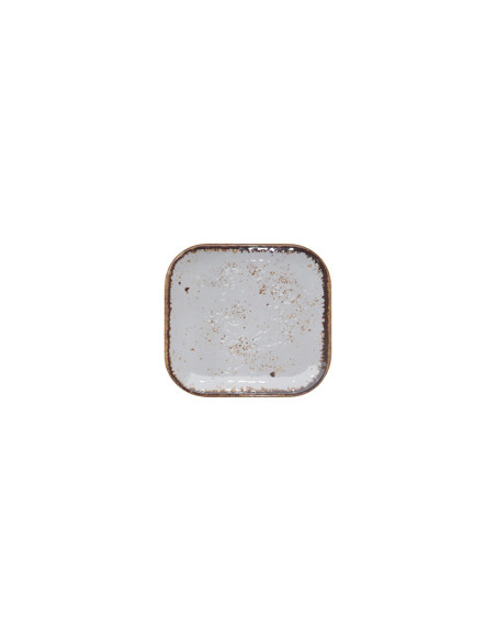 ADRIER - 68-GNMP16-WHTSLS Pack de 24 Unidades - Colección Salsa Winter - Plato rectangular - 17,6 x 16,2 cm