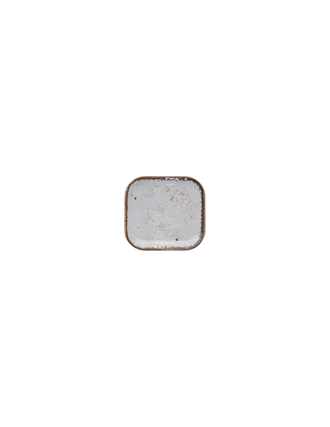 ADRIER - 68-GNMP16-WHTSLS Pack de 24 Unidades - Colección Salsa Winter - Plato rectangular - 17,6 x 16,2 cm