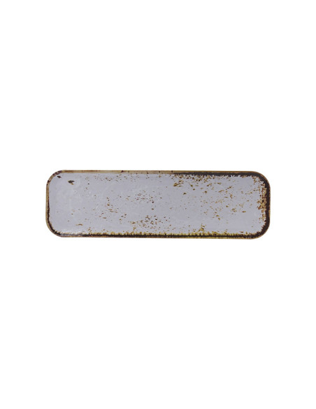 ADRIER - 68-GNMP24-WHTSLS Pack de 12 Unidades - Colección Salsa Winter - Fuente rectangular GN 2/4 - 53,5 x 16,2 cm