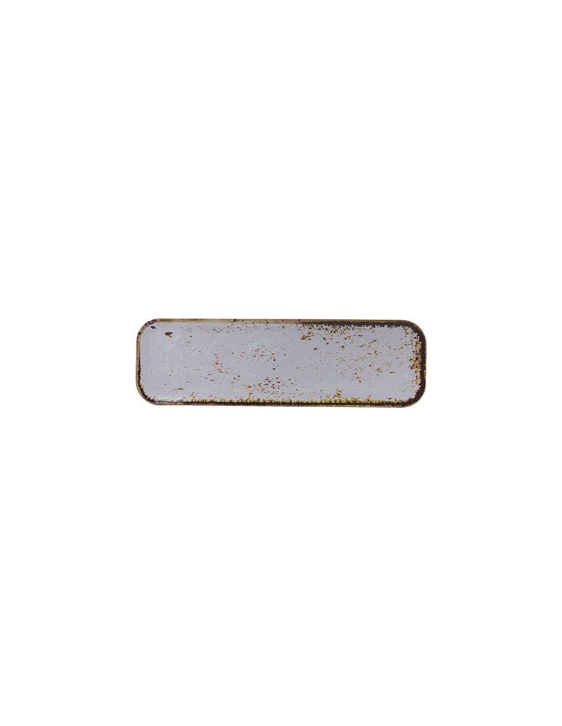ADRIER - 68-GNMP24-WHTSLS Pack de 12 Unidades - Colección Salsa Winter - Fuente rectangular GN 2/4 - 53,5 x 16,2 cm