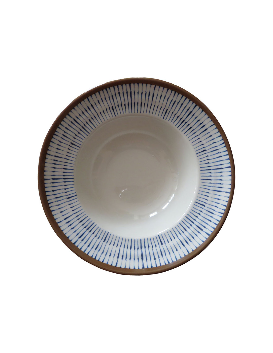 ADRIER - CHRB25-CB Pack de 6 Unidades - Colección Chambao - Plato de pasta - 25 cm Ø x 7 cm alt.
