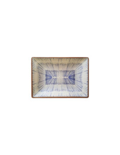 ADRIER - CHRCP1712-CB Pack de 24 Unidades - Colección Chambao - Platillo rectangular pequeño - 17,5 x 12,5 x 2 cm