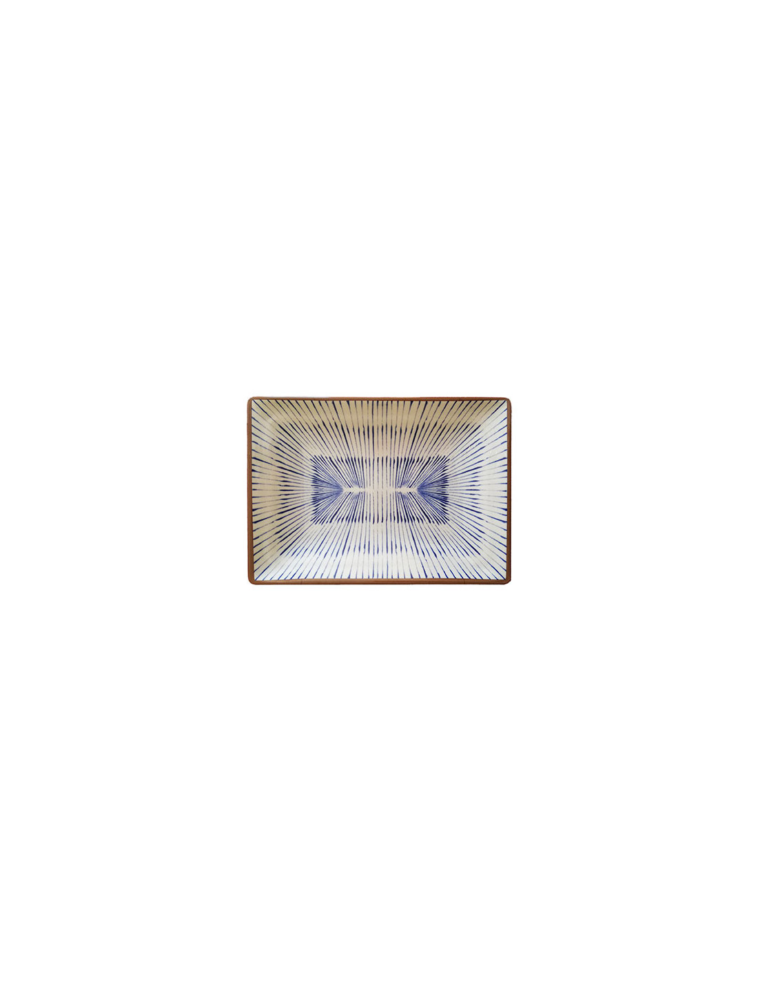 ADRIER - CHRCP1712-CB Pack de 24 Unidades - Colección Chambao - Platillo rectangular pequeño - 17,5 x 12,5 x 2 cm