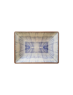 ADRIER - CHRCP2417-CB Pack de 12 Unidades - Colección Chambao - Fuente rectangular mediana - 24 x 17 x 2,5 cm