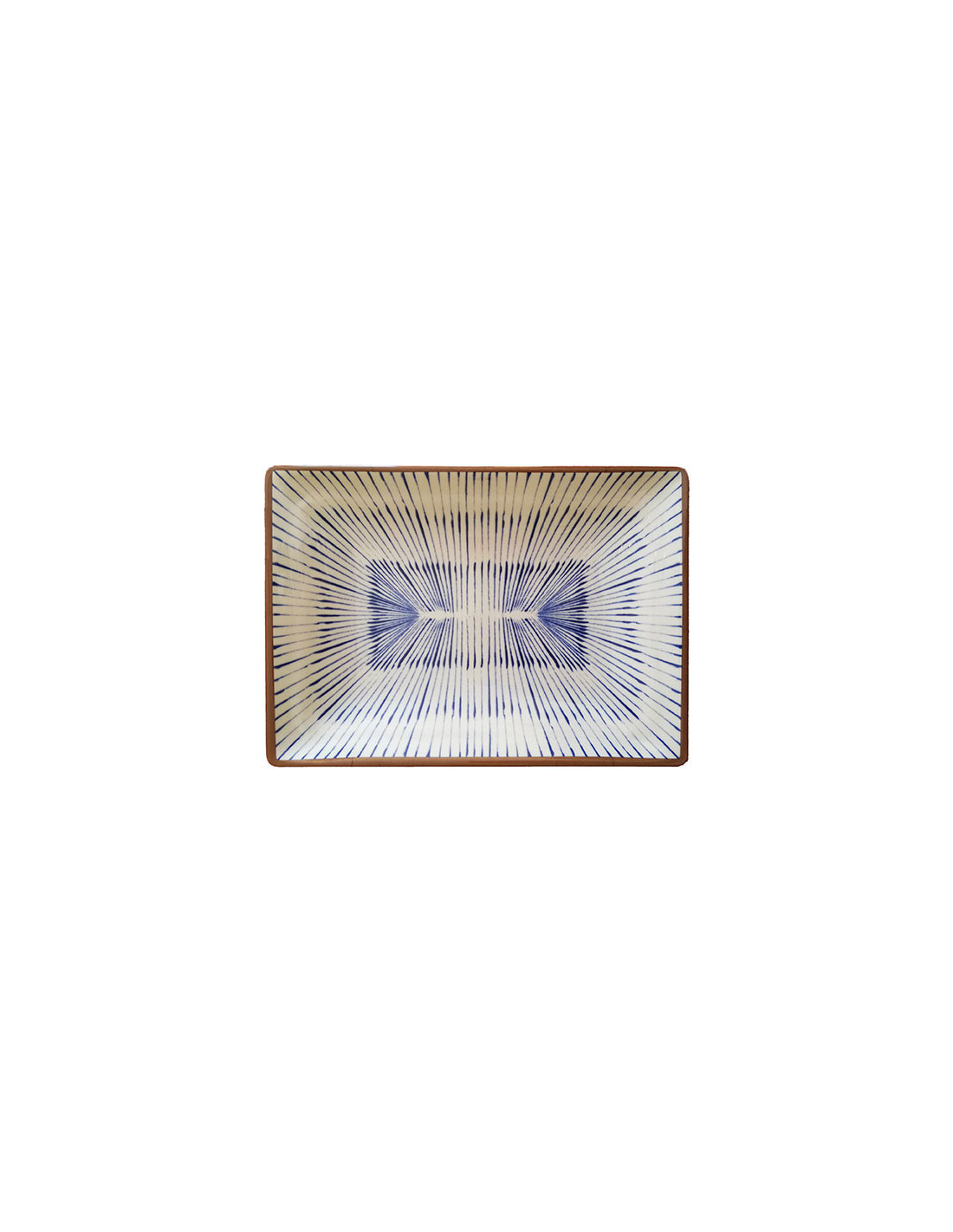 ADRIER - CHRCP2417-CB Pack de 12 Unidades - Colección Chambao - Fuente rectangular mediana - 24 x 17 x 2,5 cm