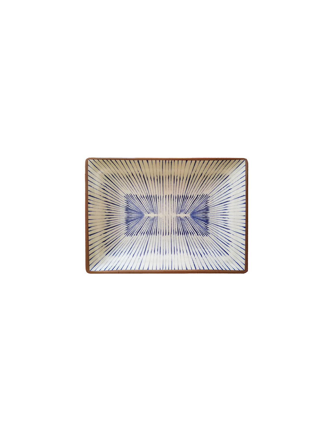 ADRIER - CHRCP3021-CB Pack de 6 Unidades - Colección Chambao - Fuente rectangular grande - 30,5 x 21,5 x 3,5 cm