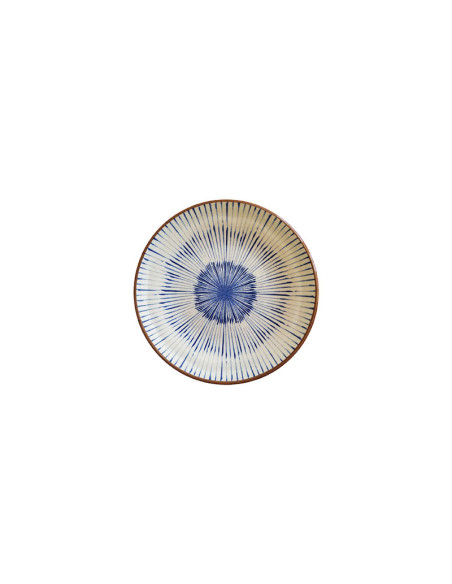 ADRIER - CHRP21-CB Pack de 12 Unidades - Colección Chambao - Plato llano mediano - 21,5 cm Ø x 2,5 cm alt.