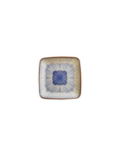 ADRIER - CHSP19-CB Pack de 24 Unidades - Colección Chambao - Plato cuadrado pequeño - 19 x 19 x 2 cm
