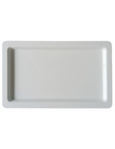 ADRIER - MDT3253SF-WHT Pack de 1 Unidades - Colección Buffet GN - Bandeja de melamina - 32 x 53 cm