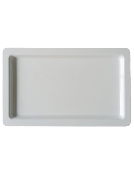 ADRIER - MDT3253SF-WHT Pack de 1 Unidades - Colección Buffet GN - Bandeja de melamina - 32 x 53 cm