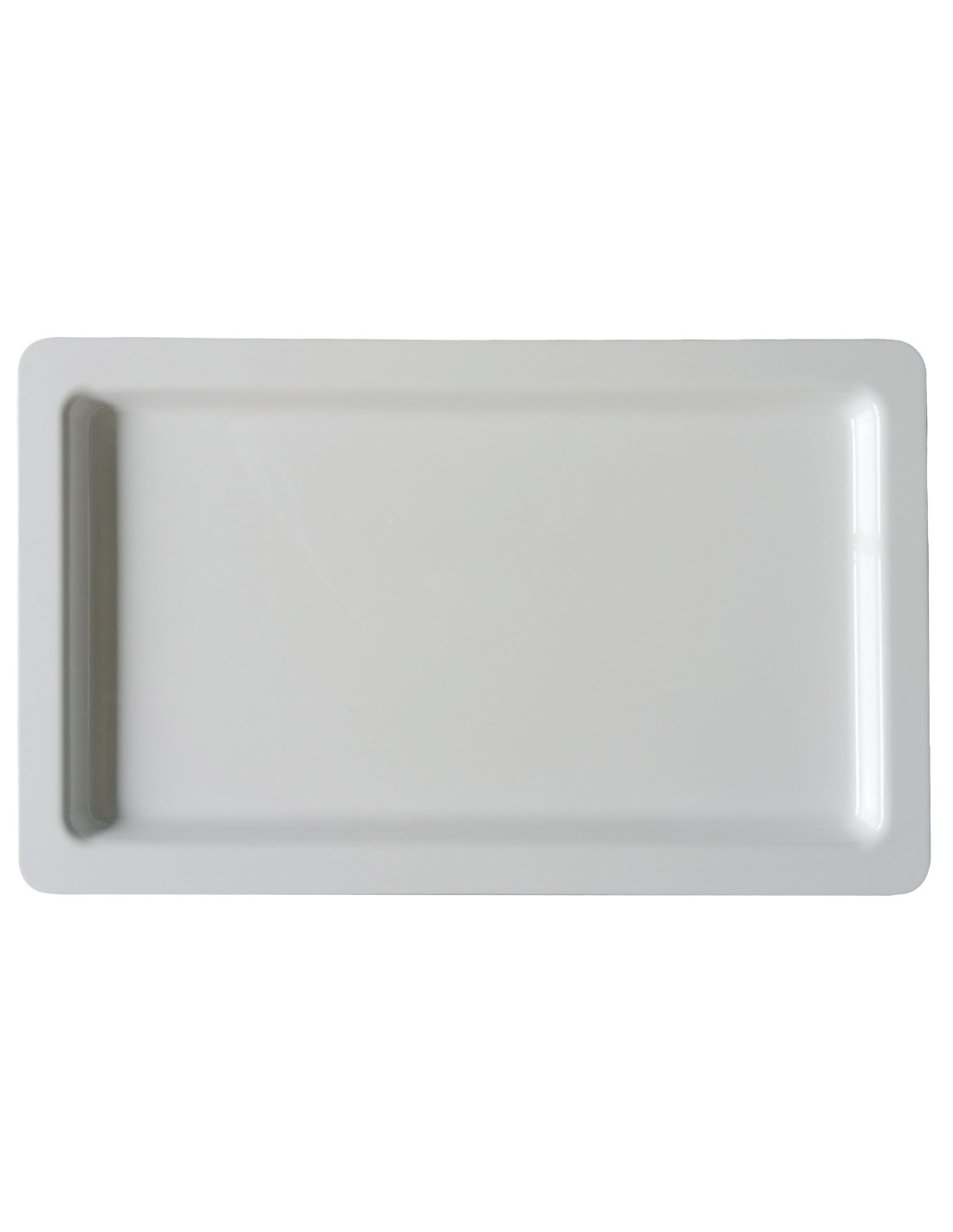 ADRIER - MDT3253SF-WHT Pack de 1 Unidades - Colección Buffet GN - Bandeja de melamina - 32 x 53 cm