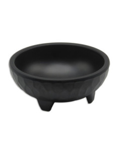 ADRIER - MMOL10-BK Pack de 12 Unidades - Molcajete 118 ml - 10 cm Ø x 3,9 cm alto