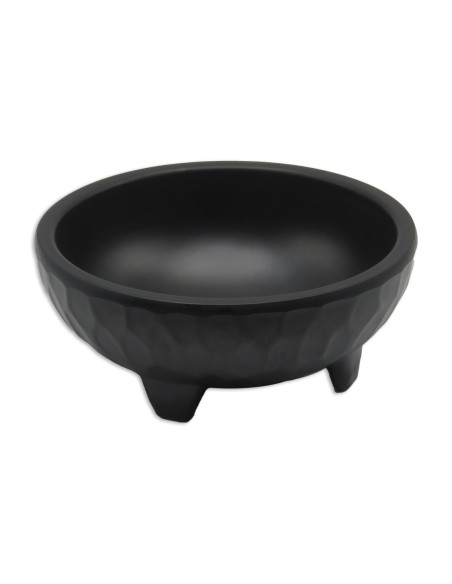 ADRIER - MMOL10-BK Pack de 12 Unidades - Molcajete 118 ml - 10 cm Ø x 3,9 cm alto
