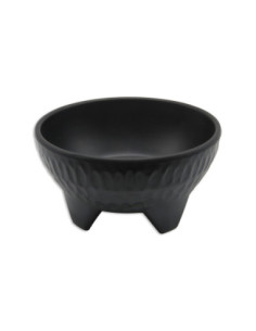 ADRIER - MMOL13-BK Pack de 12 Unidades - Molcajete 300 ml - 12,8 cm Ø x 6,4 cm alto