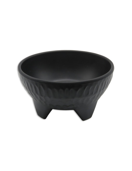 ADRIER - MMOL13-BK Pack de 12 Unidades - Molcajete 300 ml - 12,8 cm Ø x 6,4 cm alto