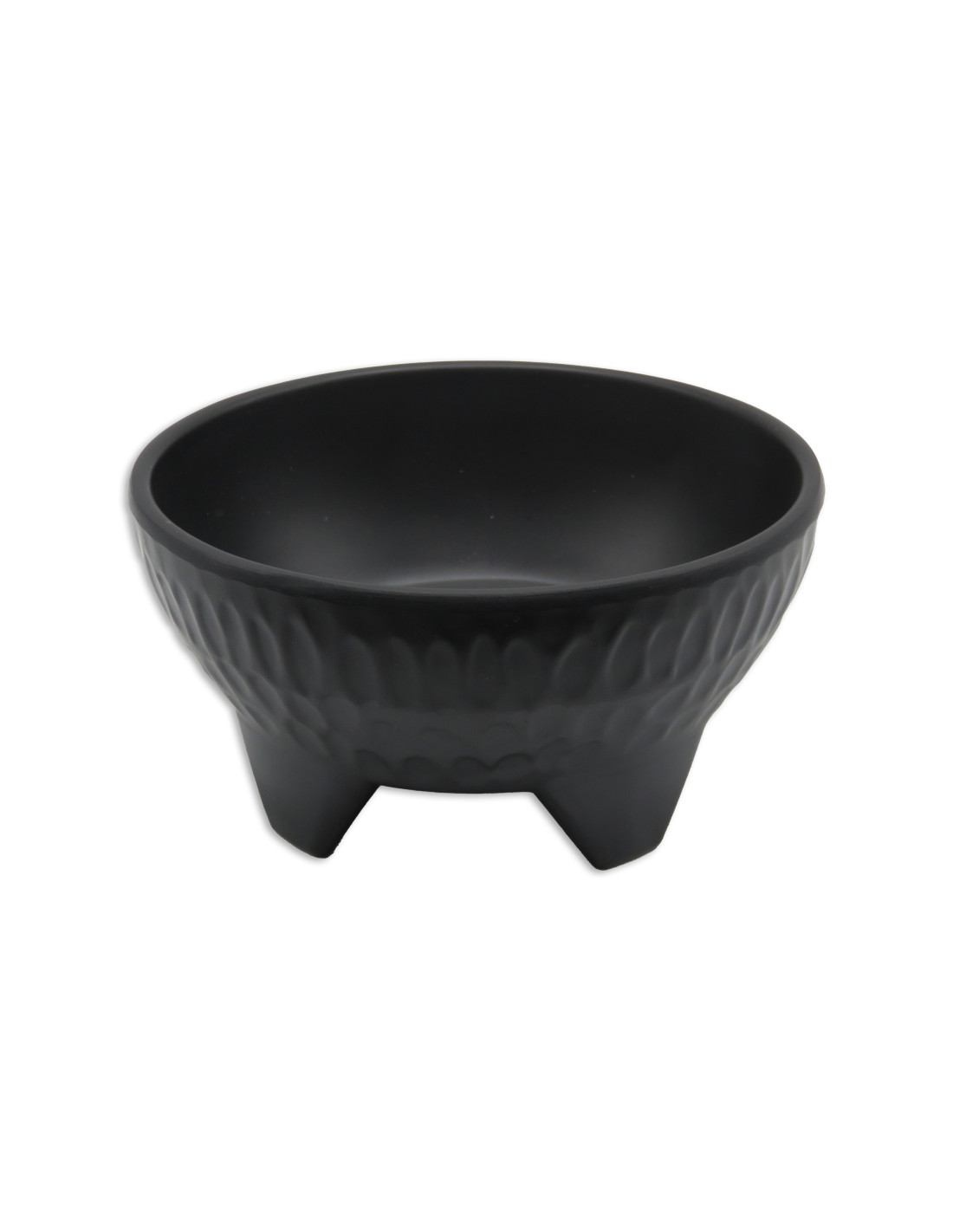 ADRIER - MMOL13-BK Pack de 12 Unidades - Molcajete 300 ml - 12,8 cm Ø x 6,4 cm alto