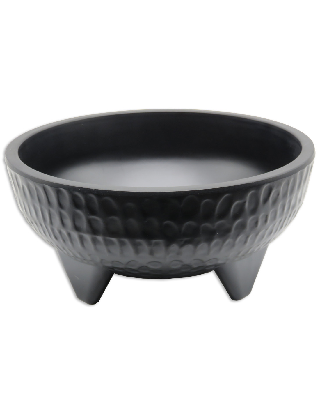 ADRIER - MMOL23-BK Pack de 6 Unidades - Molcajete 1,9 litros - 22,8 cm Ø x 10 cm alto