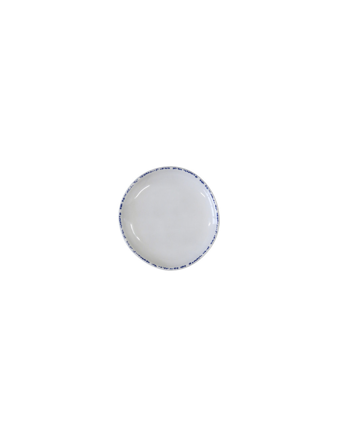ADRIER - MORP17-BLU Pack de 12 Unidades - Colección Cobalt - Plato redondo - 17,5 cm Ø x 1,5 cm alto