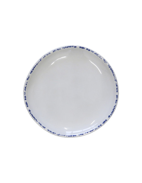 ADRIER - MORP22-BLU Pack de 12 Unidades - Colección Cobalt - Plato redondo - 22,5 cm Ø x 2 cm alto