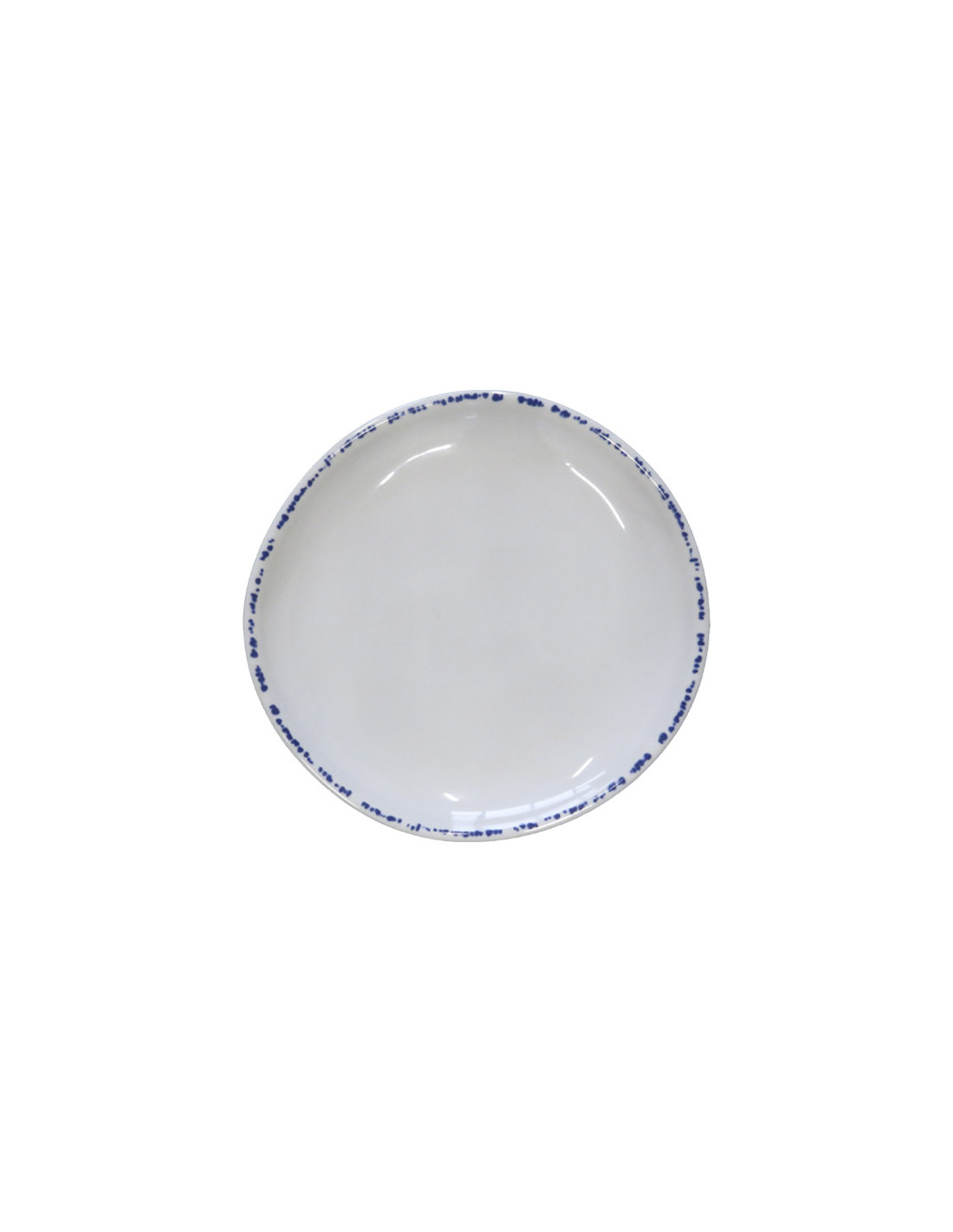 ADRIER - MORP22-BLU Pack de 12 Unidades - Colección Cobalt - Plato redondo - 22,5 cm Ø x 2 cm alto