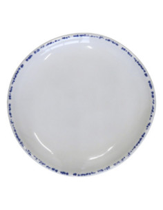 ADRIER - MORP26-BLU Pack de 12 Unidades - Colección Cobalt - Plato redondo - 26,4 cm Ø x 2 cm alto