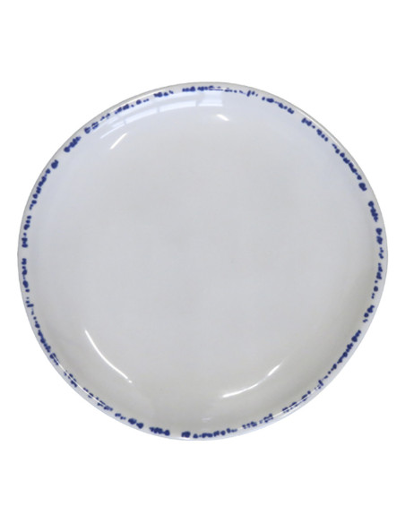 ADRIER - MORP26-BLU Pack de 12 Unidades - Colección Cobalt - Plato redondo - 26,4 cm Ø x 2 cm alto