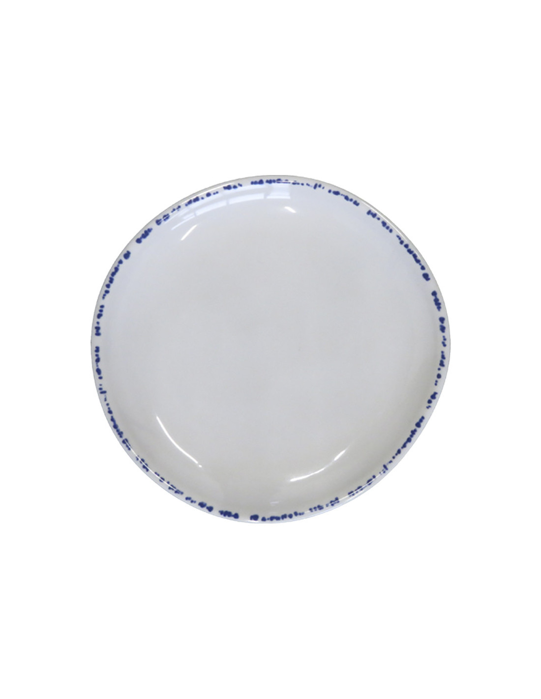 ADRIER - MORP26-BLU Pack de 12 Unidades - Colección Cobalt - Plato redondo - 26,4 cm Ø x 2 cm alto