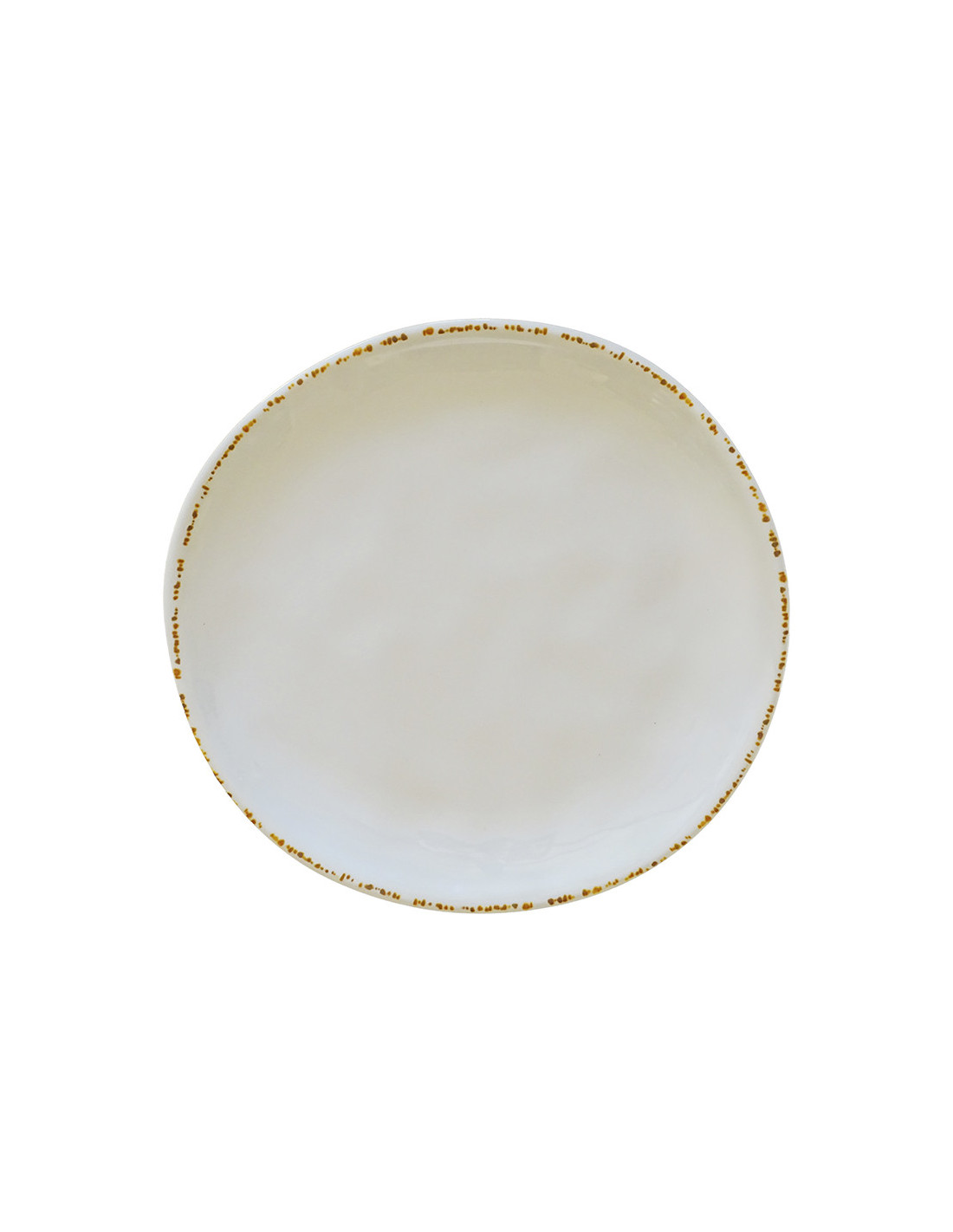 ADRIER - MORP26-BEI Pack de 12 Unidades - Colección Dune - Plato redondo - 26,4 cm Ø x 2 cm alto