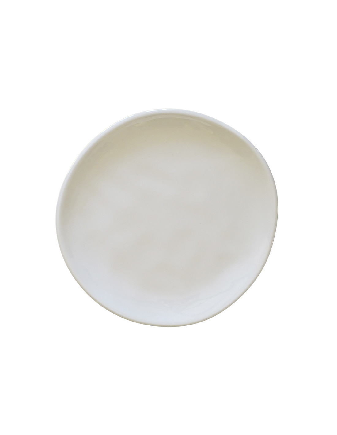 ADRIER - MORP26-WHT Pack de 12 Unidades - Colección Pure - Plato redondo - 26,4 cm Ø x 2 cm alto