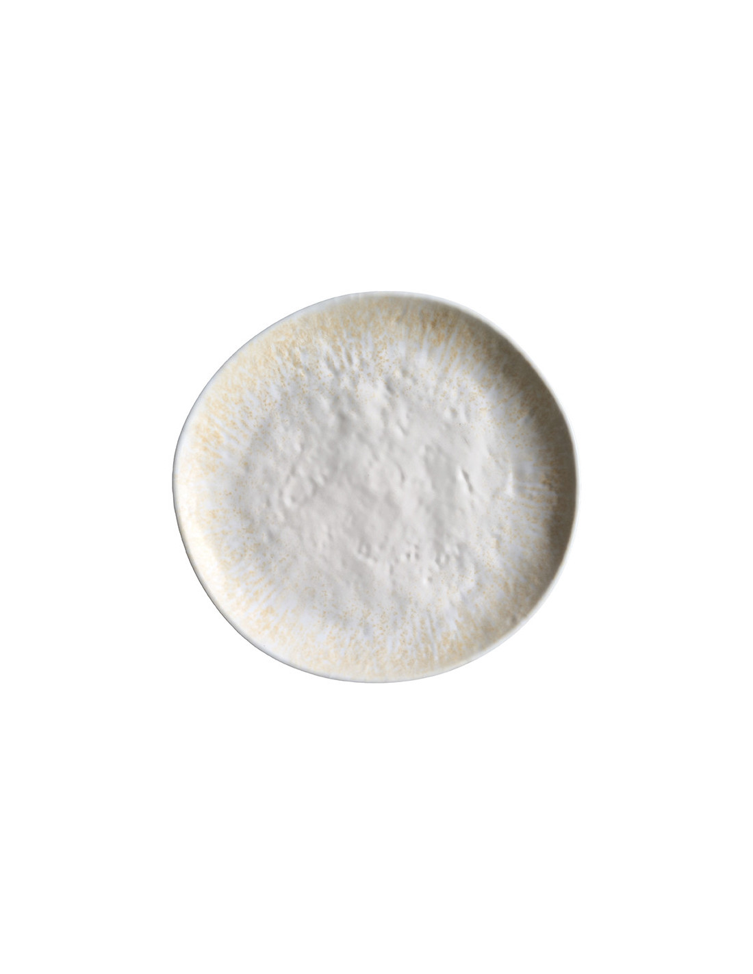 ADRIER - RPC253-GIN Pack de 24 Unidades - Colección Ginger - Plato redondo - 25,3 cm x 2 cm alto