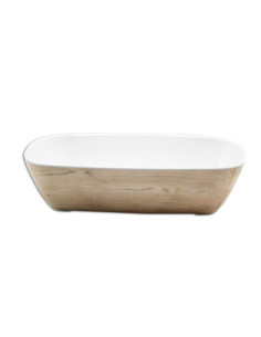 ADRIER - TTRB3217-WW Pack de 6 Unidades - Colección Kayak - Ensaladera rectangular de presentación GN 1/3 - 32,3x16,5x8,3 cm