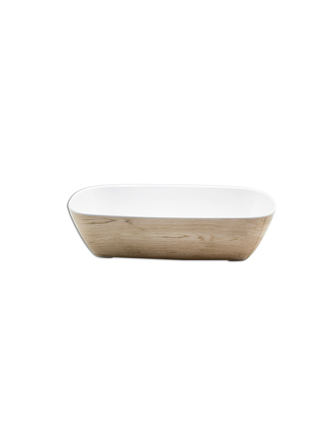 ADRIER - TTRB3217-WW Pack de 6 Unidades - Colección Kayak - Ensaladera rectangular de presentación GN 1/3 - 32,3x16,5x8,3 cm