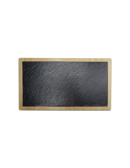 ADRIER - TTRCB3822-WS Pack de 6 Unidades - Colección Tofu and Kale - Base rectangular - 38 x 22 cm
